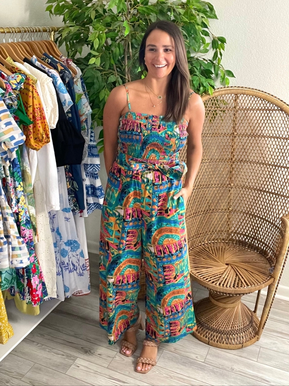 Cleobella Sefina Jumpsuit in Paradiso